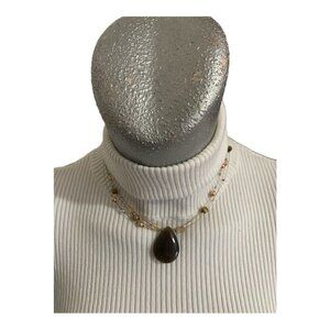 APACHE Tears and beaded wire necklace protection, balance, emotional healing